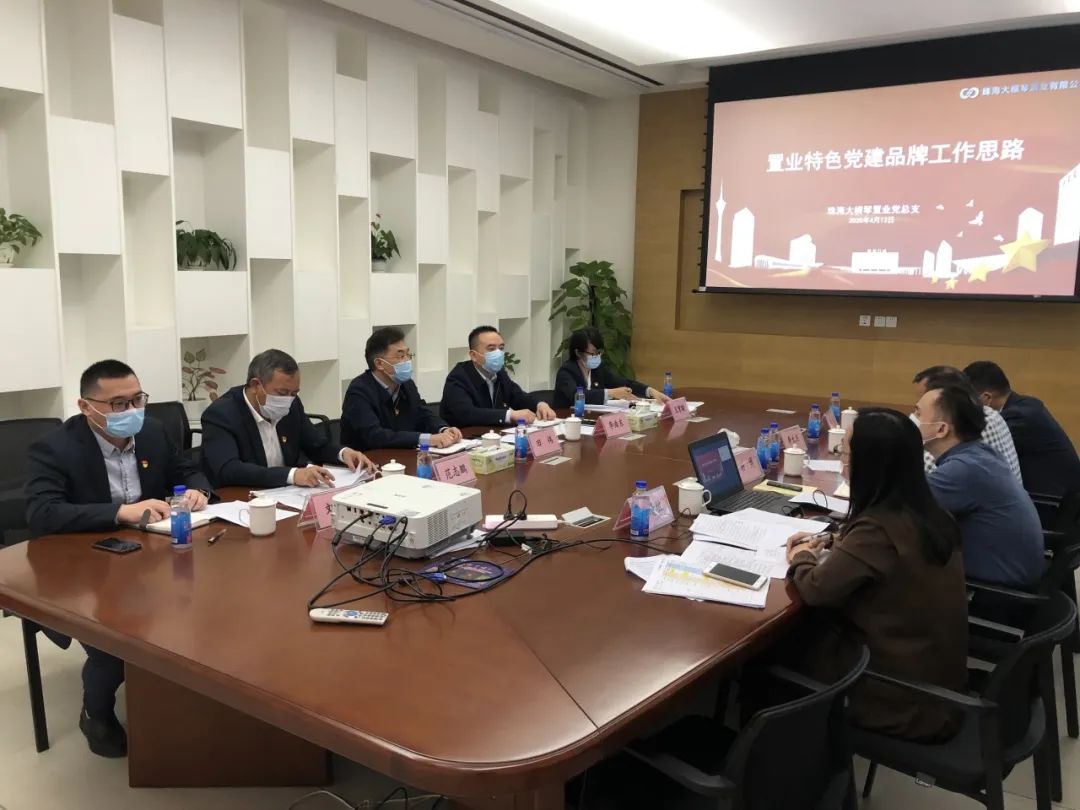 建強黨建陣地 打造黨建品牌 | 大橫琴集團黨委調研組深入 大橫琴置業調研黨建工作